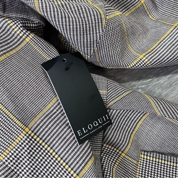 Nwt eloquii plaid short sleeve blazer - Picture 7 of 7